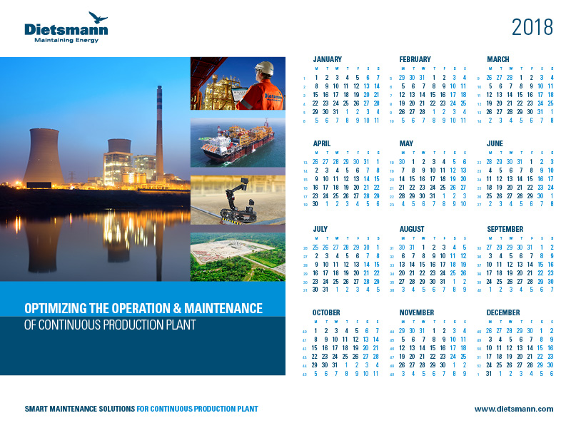 computer desktop calendar 2018
